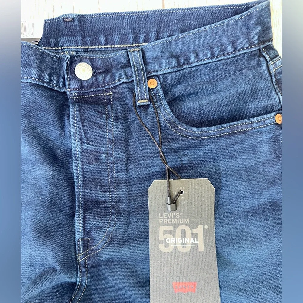 Levi's Men's Dark Blue Slim Straight Jeans